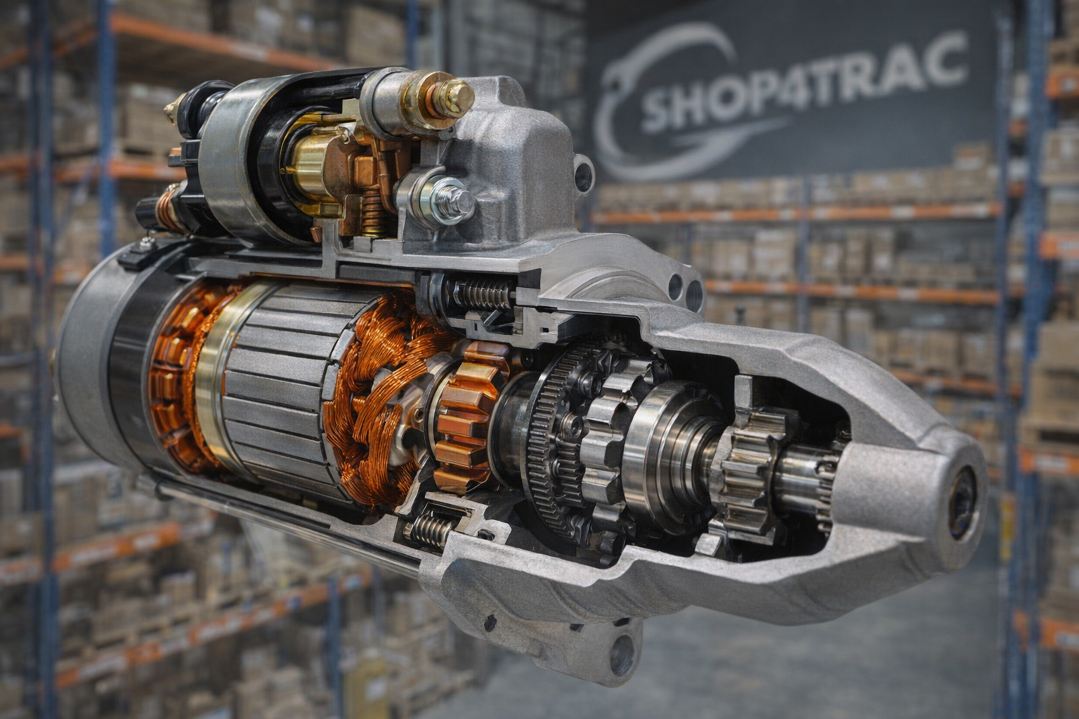 Startmotor Koper wikkelingen